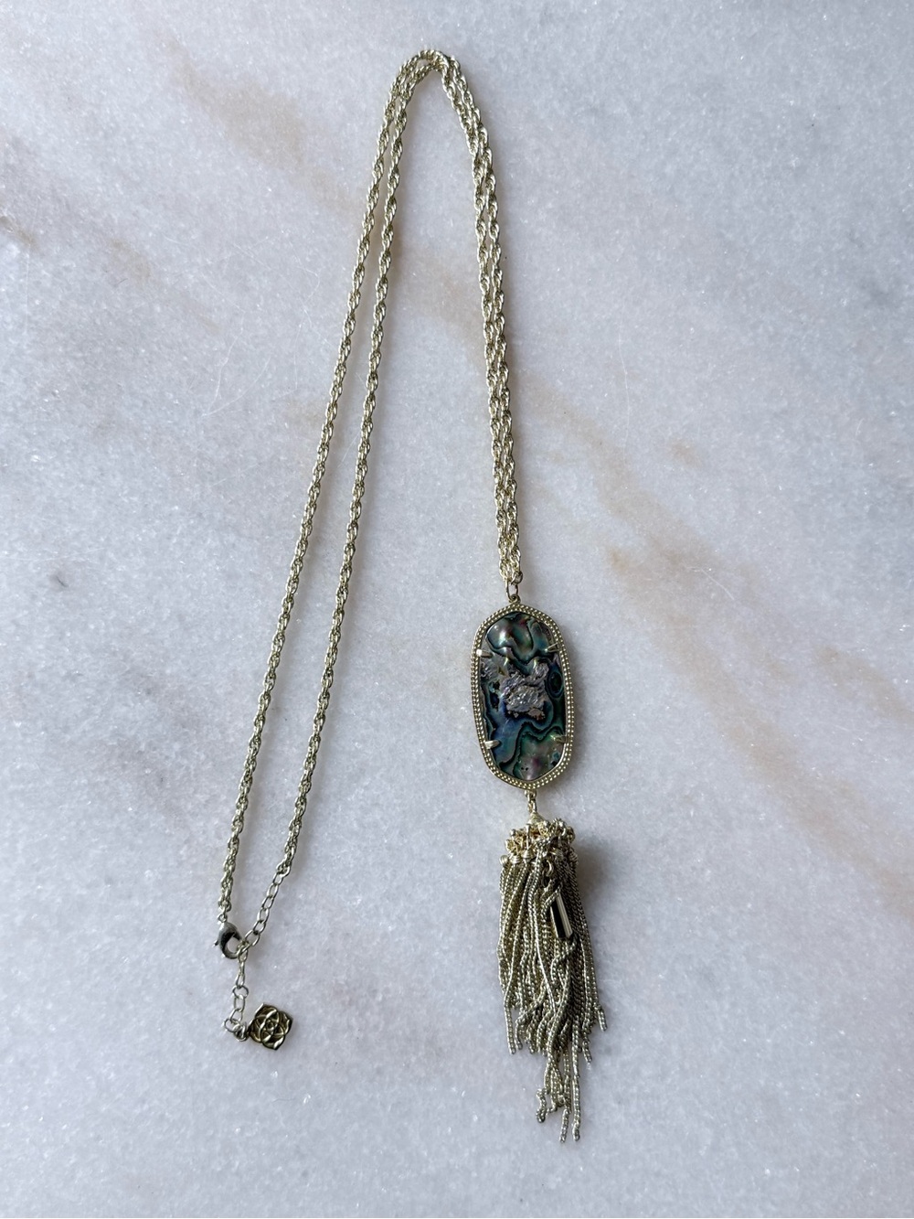 Kendra Scott Rayne Tassel Necklace - multicolored